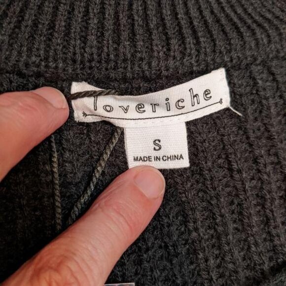 Love Riche Black Sweater New Without Tag Size Small - Picture 2 of 6